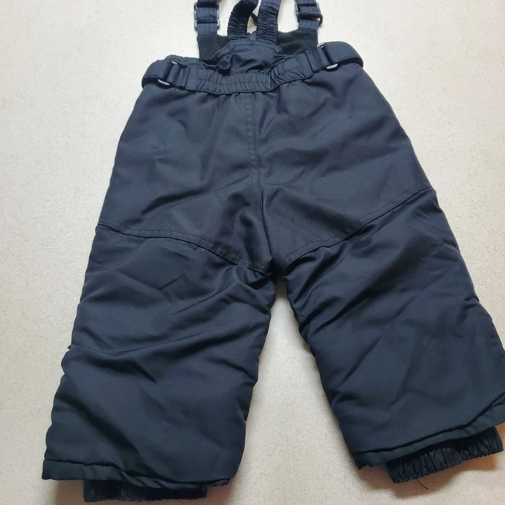 Cat & Jack‎ Infant Size 12m Black Snowpants Ski Bibs